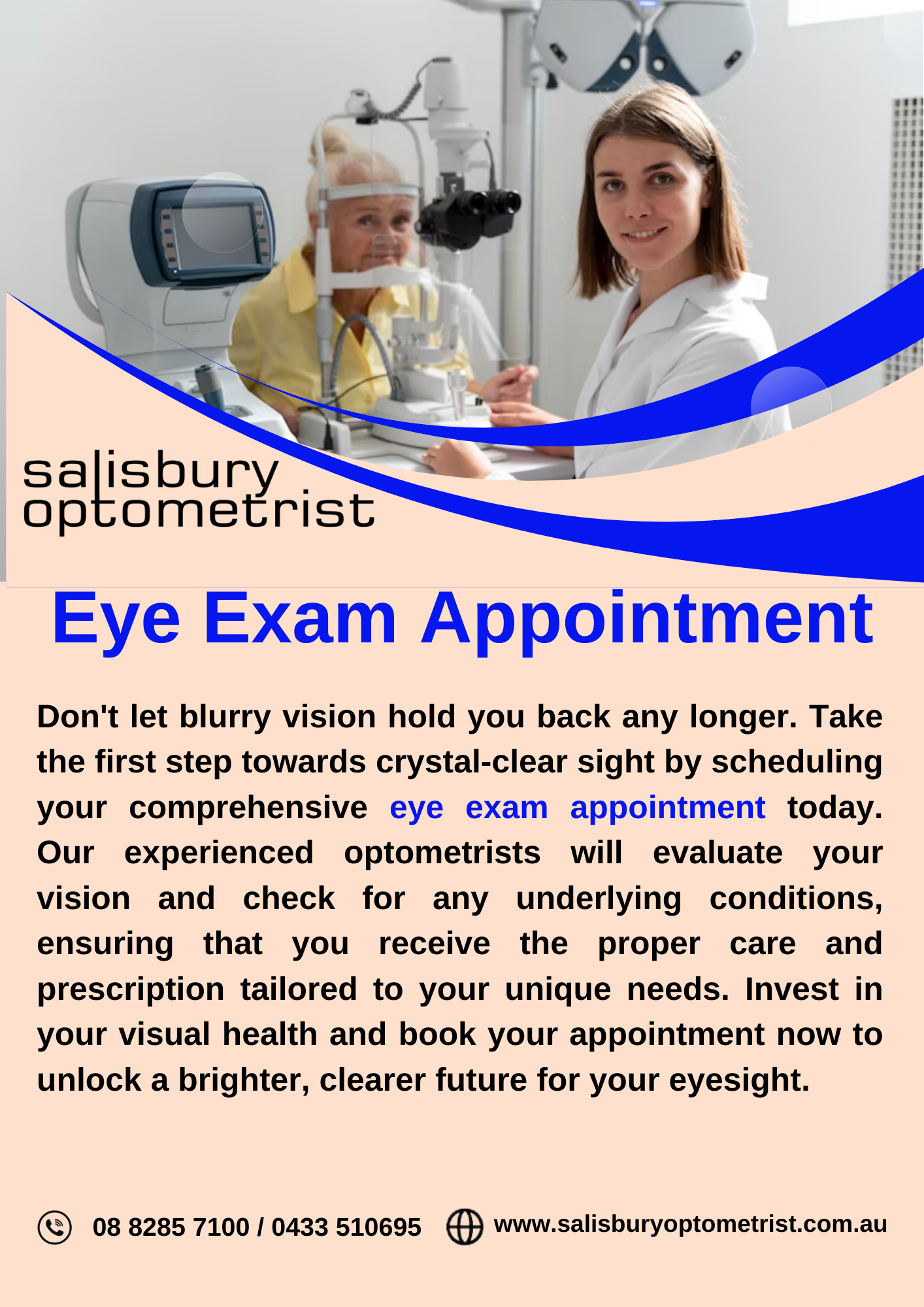 Book an Eye Exam Appointment in Salisbury by Salisbury Optometrist on