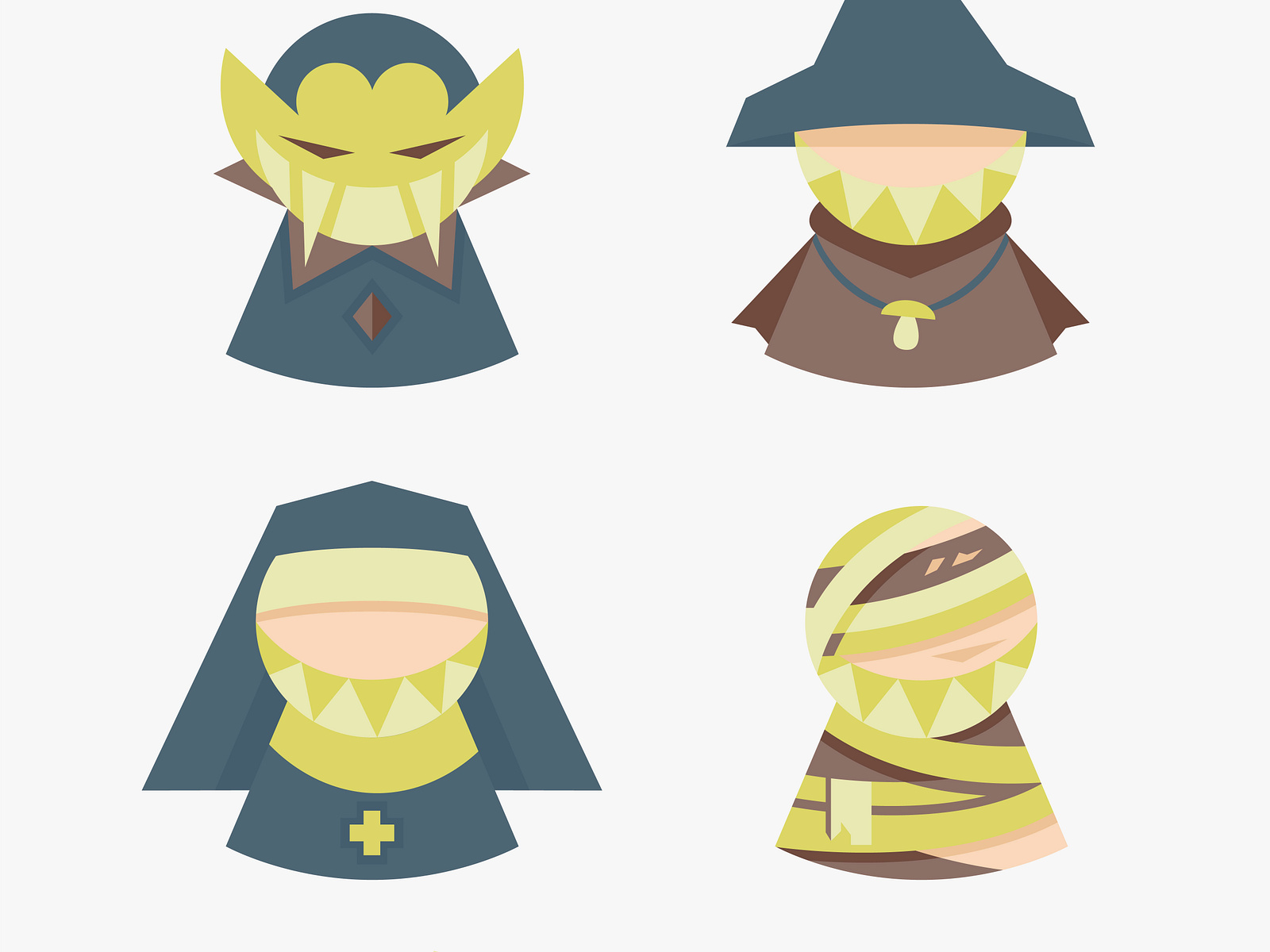 set-of-icons-of-scary-characters-for-halloween-by-mariia-ivanova-on