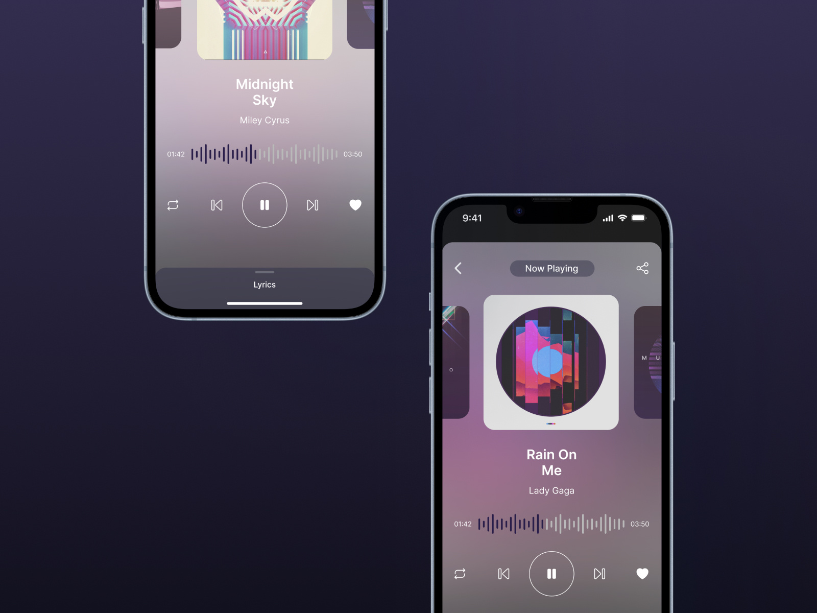 Music Player App UX/UI Design by Gizem on Dribbble
