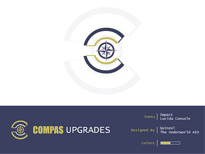 Compas Upgrades graphic design logo