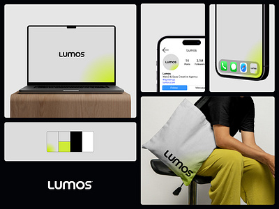 Lumos - web3 and Saas Creative Agency | Wordmark Logo design a.i agency blockchain brand brand design branding creative design gradient graphic design handcrafted iconic logo design logofolio logomark minimal saas symbol timeless web3