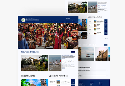 Website Redesign design governmentwebsite landingpage ui uidesign website