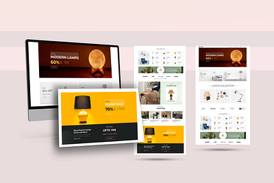 Design a Lamp website design experience figma graphic design homepage homepage design interface ui ux web design website website design