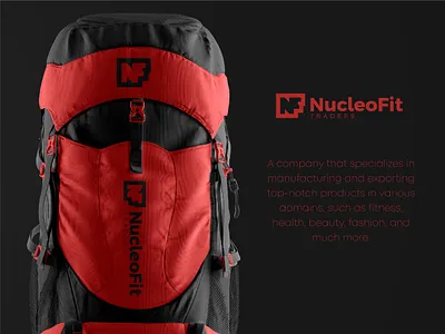 NucleoFit Traders Logo apparel bag branding clothing dark design export fashion graphic design hosiery icon illustration lettering logo mockup typography