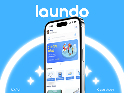 Laundo- UX/UI Case Study - Laundry aesthetic ai brand identity branding interaction design laundry laundry app ui uiux user experience ux case study uxui