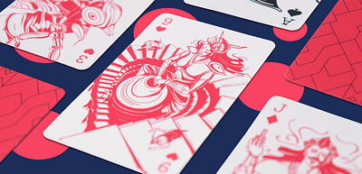 Playing Cards digital art fictional mythology illustration india