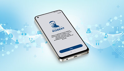 Doctor Robert - healthcare app app design graphic design ui ux