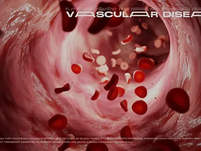 Blood cell animation blender design illustration
