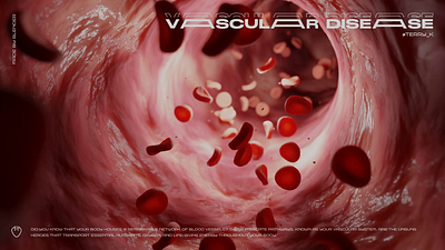 Blood cell animation blender design illustration