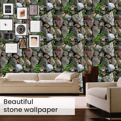 Beautiful stone wallpaper wooden wallpaper for wall