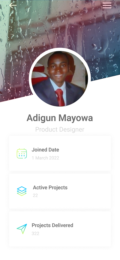 another user profile design day 006 part 2 figma
