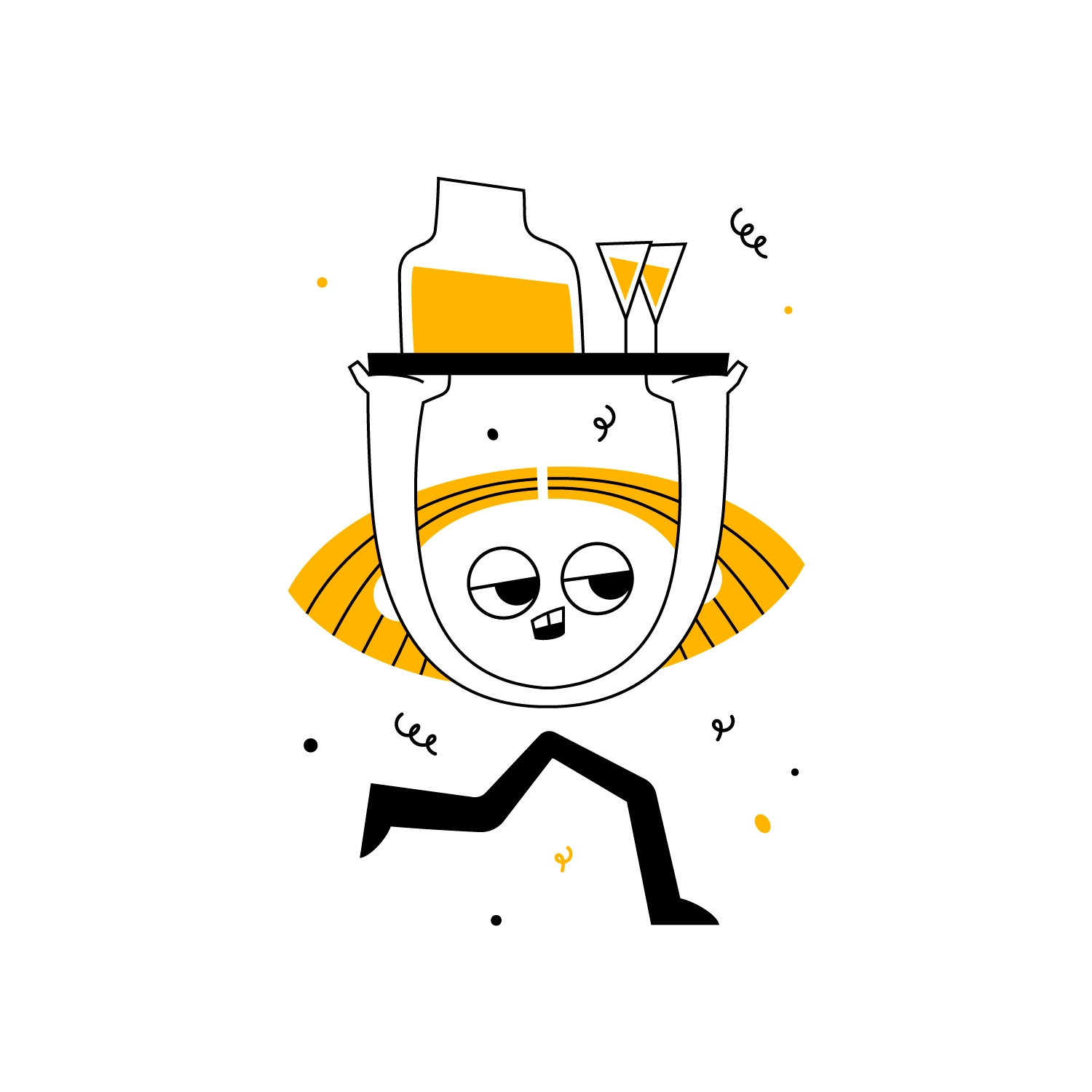 Flat-style minimalist illustration adobe illustrator adobe photoshop black and white branding calm cartoon character desig design drawing flat style girl graphic design illustration line logo minimalistic monochrome sketching ui vector