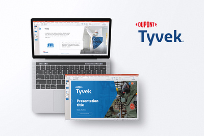 Template PPT - DuPont Tyvek® branding flat design graphic design keynote powerpoint presentation template