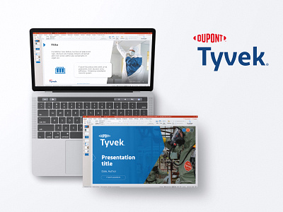 Template PPT - DuPont Tyvek® branding flat design graphic design keynote powerpoint presentation template