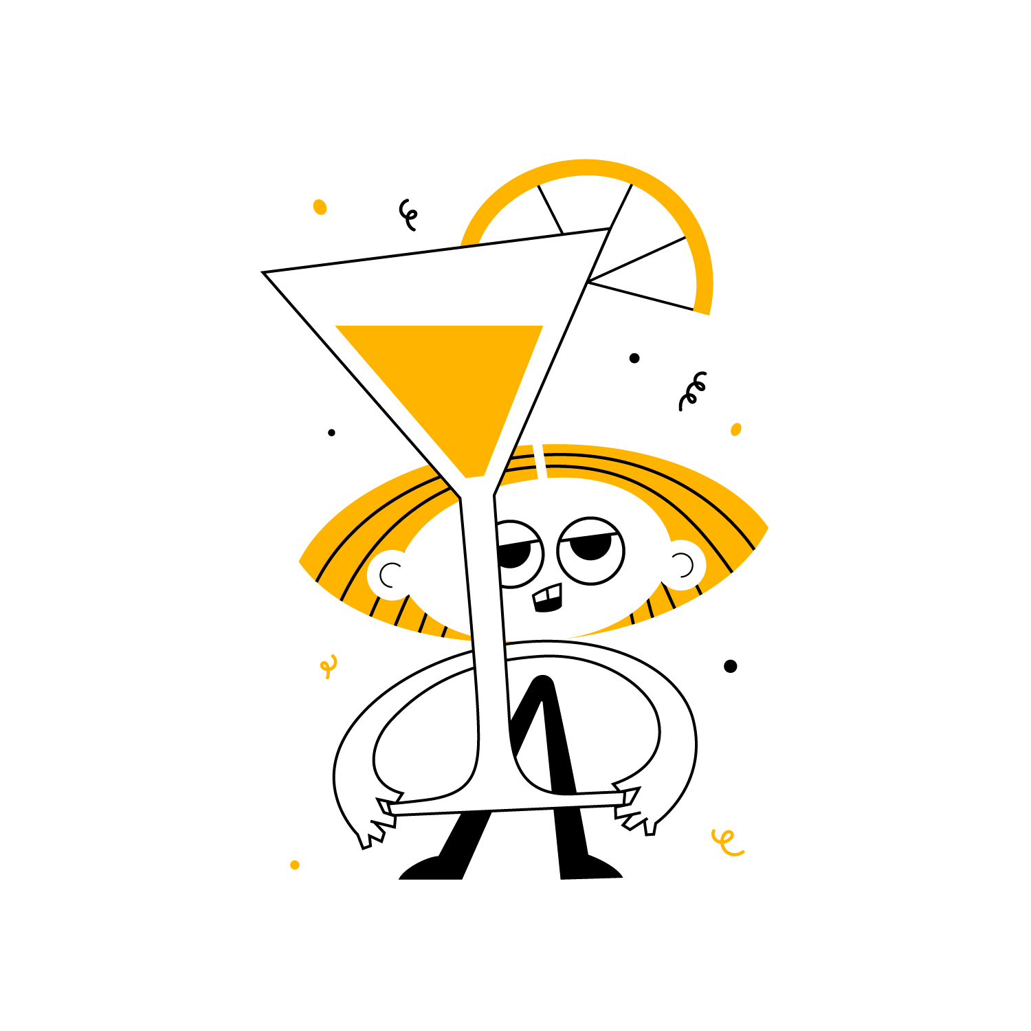 Flat-style minimalist illustration adobe illustrator adobe photoshop black and white branding calm cartoon character desig design drawing girl graphic design illustration line logo minimalistic monochrome sketching ui ux vector