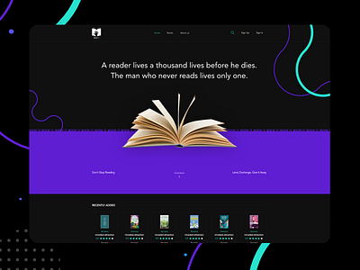 Home page Book it design ui ux website