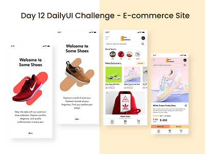 Day 12 DailyUI Challenge - E- Comerce App dailyui design e commerce mobile ui ui