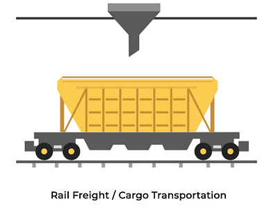 Rail Freight Or Rail Logistics Lottie Animation cargo design icon animation illustration animation logistics lottie animation motion design motion graphics rail cargo rail freight rail logistics sand container train cargo transport transportation