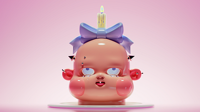 Baby Boy Leroy 3d baby character design creepy cute redshift