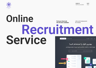 Case study online recruitment service web design