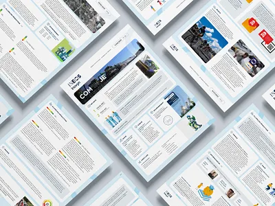 Layout — Inovyn Newsletter bihebdomadaire branding design flat design graphic design illustration newsletter