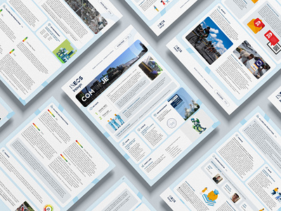 Layout — Inovyn Newsletter bihebdomadaire branding design flat design graphic design illustration newsletter
