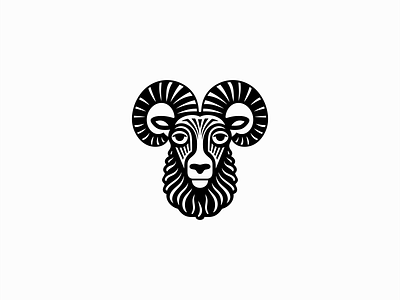 Ram Logo animal bighorn branding design emblem farm horns icon identity illustration logo mark mascot mutton ram sheep sports symbol vector wool