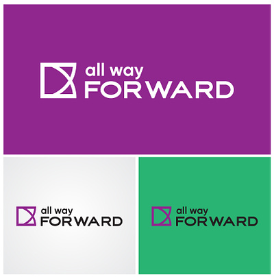 All Way Forward Logo Presentation branding branding agency design graphic graphic design graphicdesign illustration illustrator logo