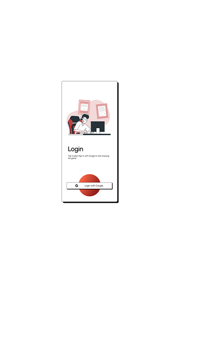 Login Page app branding design graphic design illustration typography ui ux