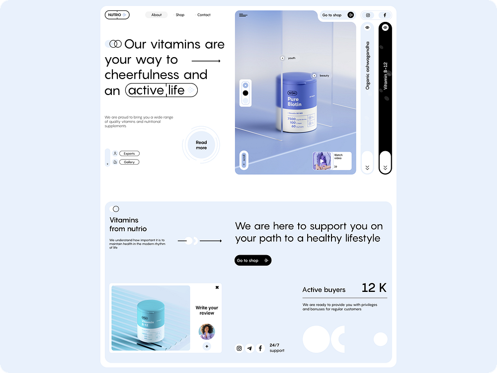 Browse thousands of Vitamins images for design inspiration | Dribbble