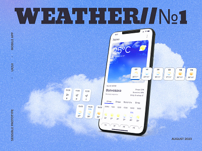 Weather mobile app ai artificial intelligence banking app bard design ui ux weather