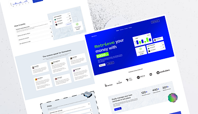 Retrieve - SAAS Landing Page Design design landing page design landingpage product design saas design saas landing page design ui uiux