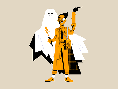 haunted character design flat icon illustration illustrator logo ui vector waldek