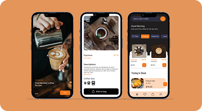 Introducing Tailored Coffee Experiences! app coffe design drink mobile sales