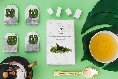 🌿 Elevating Wellness with Dubois Family Health and Wellness! box packaging branding design graphic design logo tea packaging