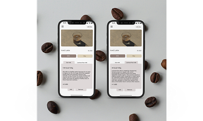 App for a CoffeeShop design ui ux