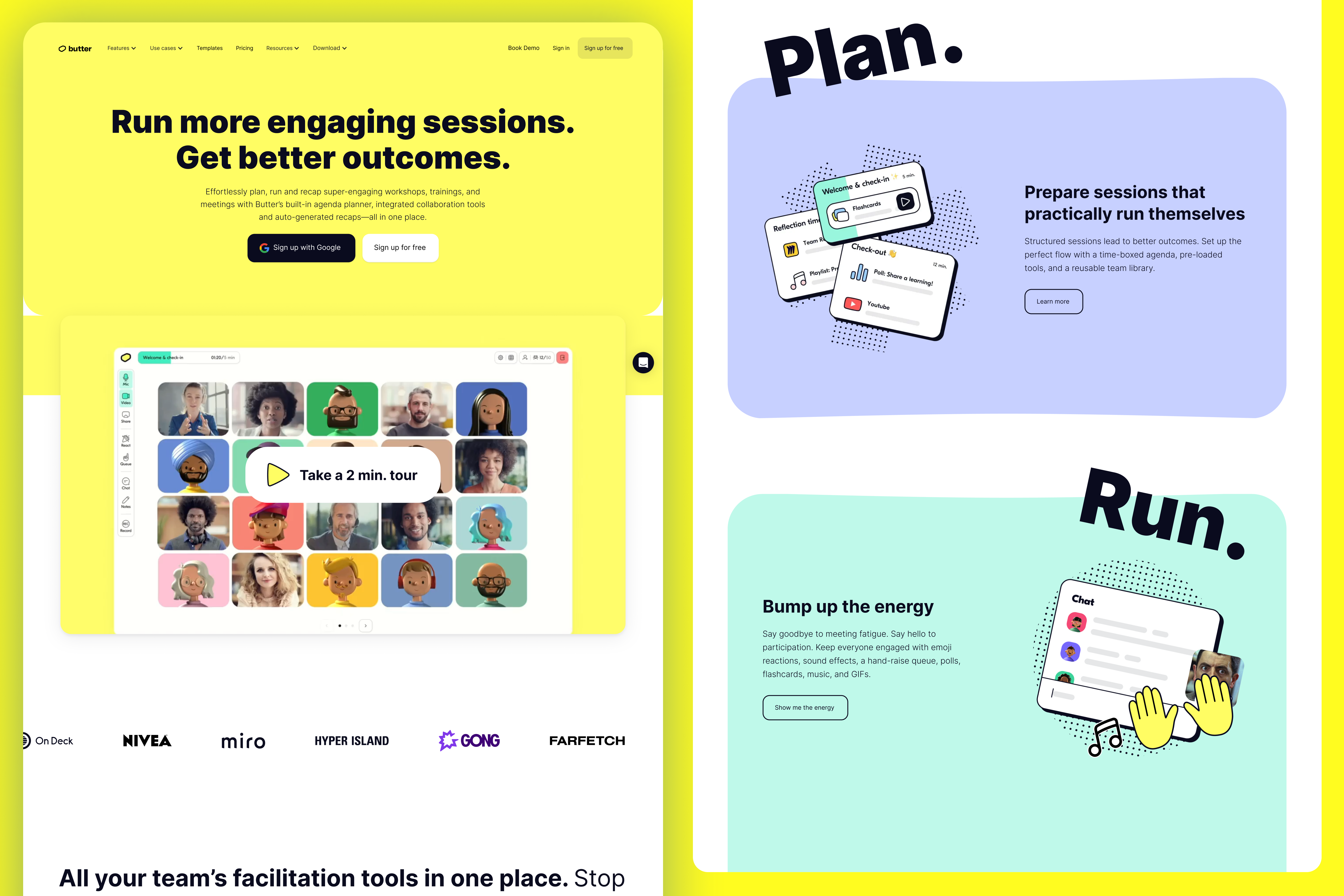 Butter Website Design illustrations landing page design minimal design minimal website typography web ui webbsite design