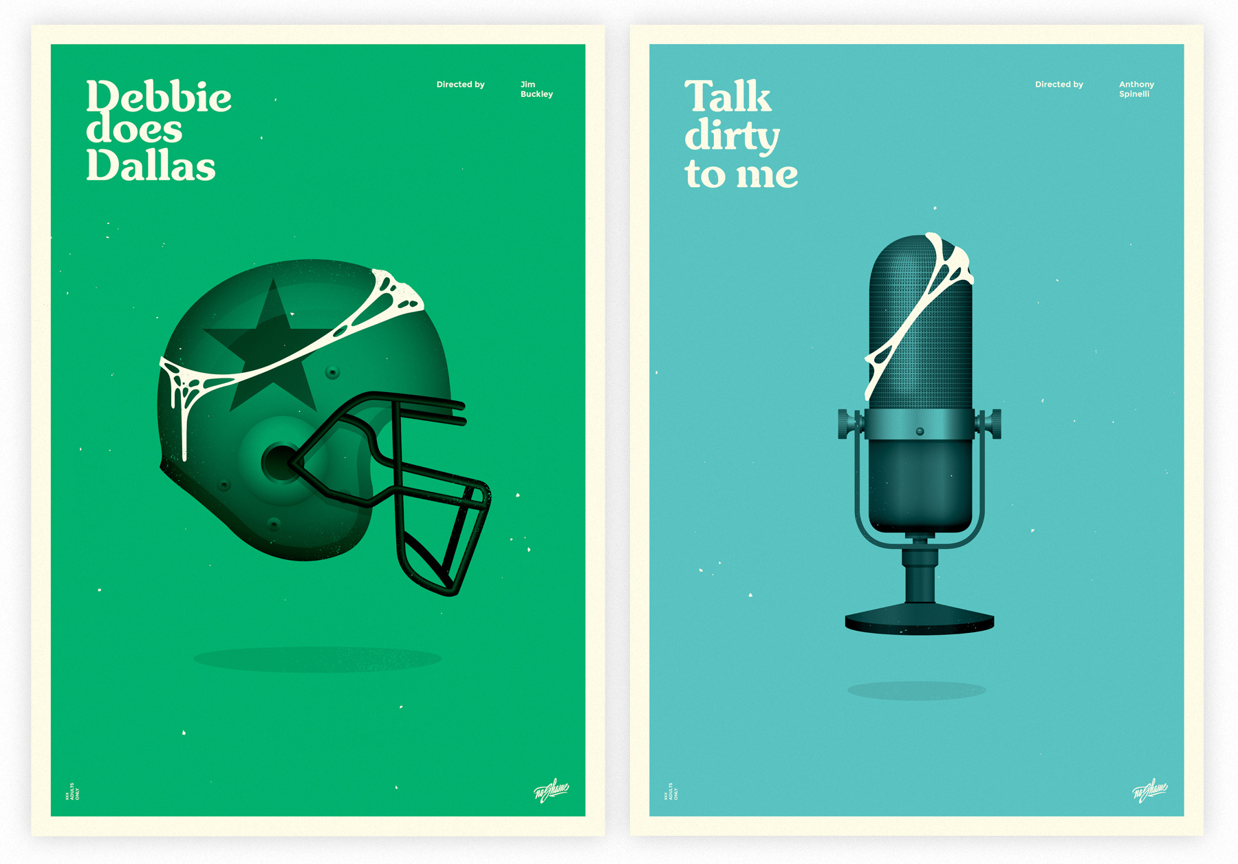 No Shame graphic design illustration poster