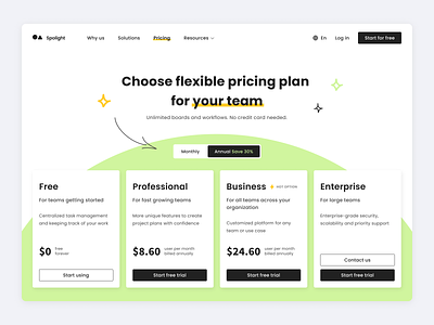 Pricing Plans choosing plan color design elinext features landing pricing pricing plan pricing table saas subscription ui ux web website