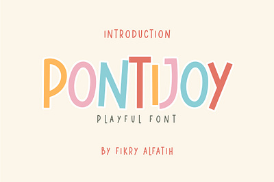 Pontijoy - Playful Font serif font