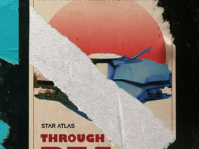 Star Atlas - Propaganda Design Poster brand identity collateral design graphic design illustration mockup poster poster mockup propaganda retro retro design retro poster vector vintage vintage poster