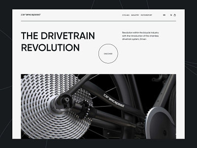 CeramicSpeed Unofficial Redesign - Home Page 3d animation bicycle corporate cycling design ecommerce elinext micro interactions minimal minimalistic modern online shop scroll shop technology ui ux web web design
