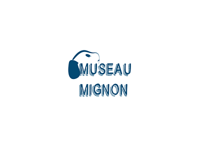 Logo Museau Mignon animal animalerie animals animaux branding chien cute design dog graphic design illustration logo mignon pet pet store typography vector