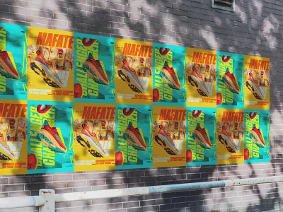 Hoka 1 athlete brand branding campaign poster run running shoes sports type