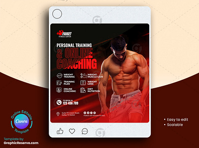 Gym Social Media Post Canva Template canva canva social media design facebook post fitness gym fitness gym facebook banner fitness gym social media banner fitness social media gym center social media design gym facebook banner gym instagram post gym social media post instagram post social media post social media post canva template