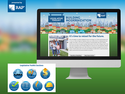 RAP Legislative Toolkit design graphic design illustration website design