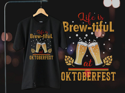Oktoberfest typography T shirt design alcohol beer lovers design event occasion fashion festival oktoberfest print t shirt design tshirt typography vector vintage