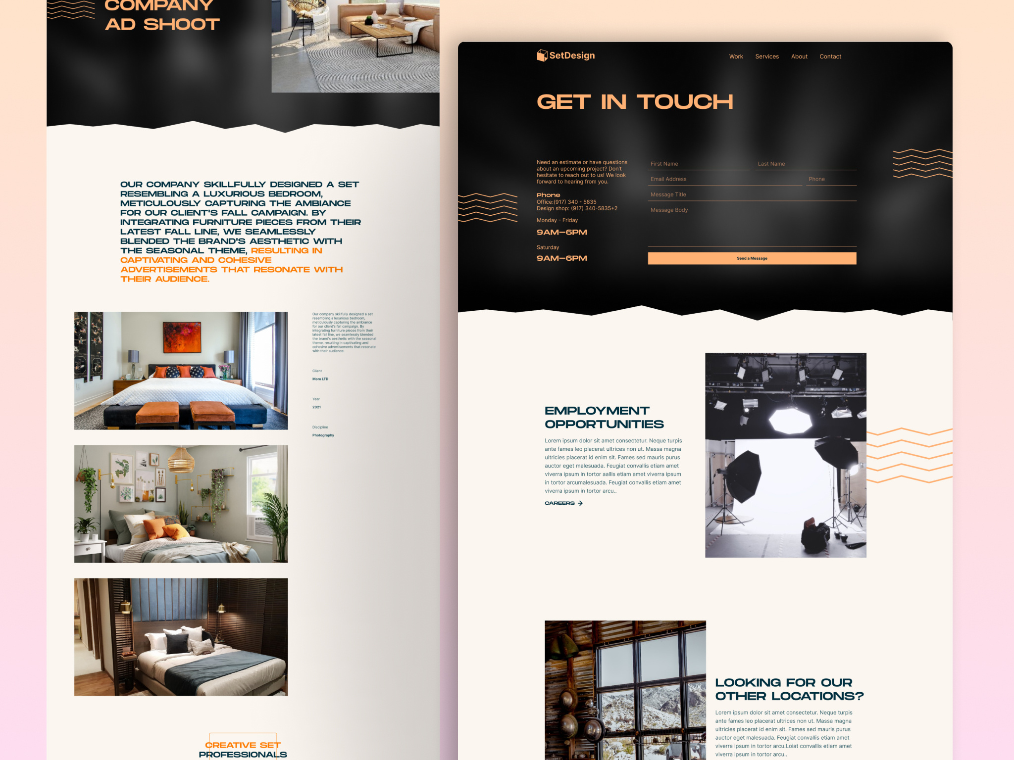 Set Design Studio Website adtech branding design ecommerce figma graphic design illustration logo saas ui