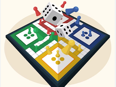 The popular Indian Ludo game download by Ludo Earning App on Dribbble