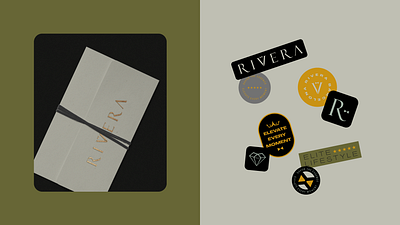 Elevating Luxury: RIVERA’s Visual Identity Journey agency brand brand design brand identity brand positioning branding branding design corporate identity creative design graphic design identity design industria industria branding logo logo design positioning sticker strategy visual identity